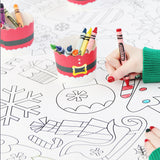 Christmas Coloring Tablecloth