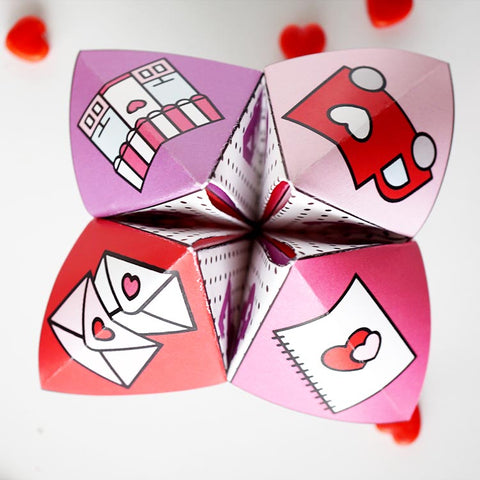 Valentine Cootie Catchers