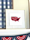 Patriotic Mantle