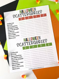 Halloween Printable Game Bundle