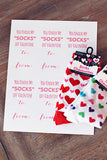 You Knock My “SOCKS” Off Printable Valentine