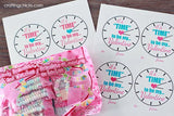 It’s Time to Be My Valentine Printable Valentine