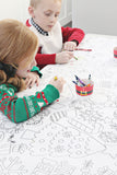 Christmas Coloring Tablecloth