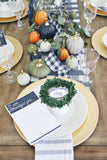 Thanksgiving Plaid Table